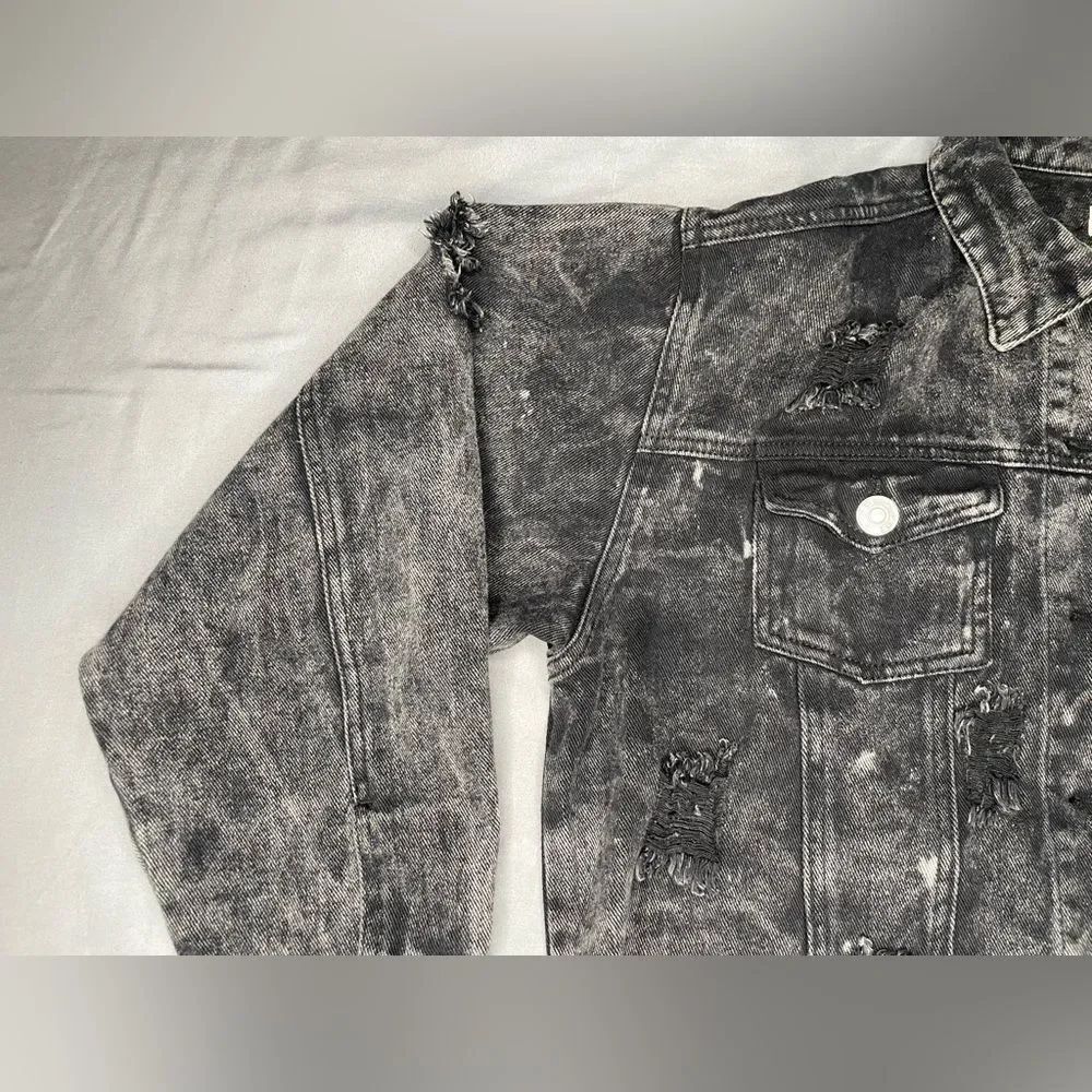 POL Charcoal Textured Jacket - Picture 4 of 12